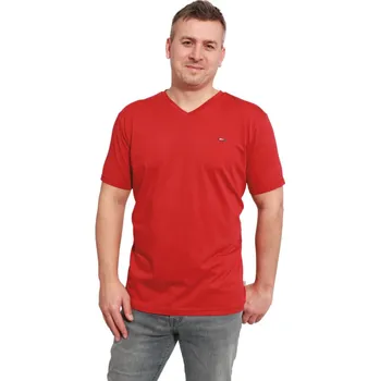 Pánské tričko Tričko krátký rukáv BAGR tm.červená M