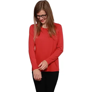 Pánské tričko Tričko dlouhý rukáv DAGINA červená XXXL