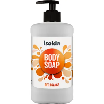 Koupelová kosmetika ISOLDA Red orange body soap 400 ml (Jemné tělové mýdlo Vás překvapí jedinečnou parfemací červeného pomeranče.)