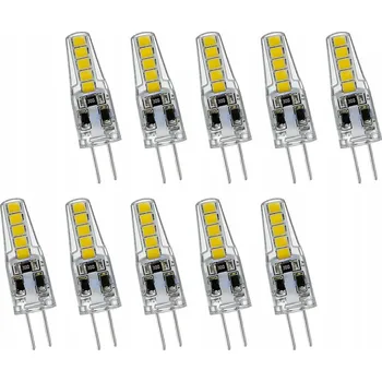 Žárovka LED žárovka G4 SMD 6W mini TEPLÁ BÍLÁ 12V 10 kusů