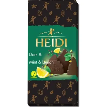 Cukrovinka Heidi Hořká čokoláda s citrónem a mátou 80g (Heidi Hořká čokoláda s citrónem a mátou 80g)