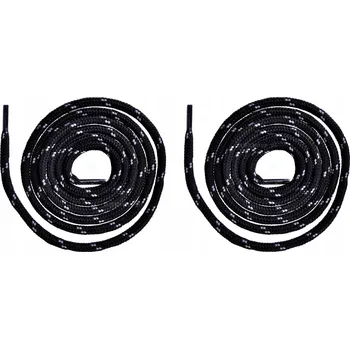 Tkaničky do bot ČERNO-ŠEDÉ TREKINGOVÉ tkaničky 120 cm Kulaté 5 mm tkaničky do bot HQ G9-02