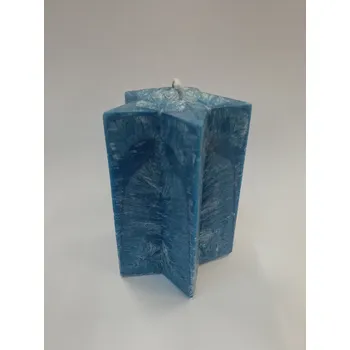 Svíčka Svíčka vonná z palmového vosku - válec hvězda malá - ledový vítr