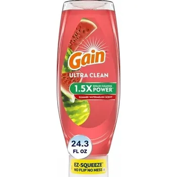 Gain Ultra Watermelon Scent 718 ml - Ultra koncentrovaný prostředek na mytí nádobí s vůní melounu
