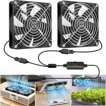 Vzduchotechnika CHLADICÍ VENTILÁTOR PRO STOLNÍ POČÍTAČ, LAPTOP, 1500 OT./MIN