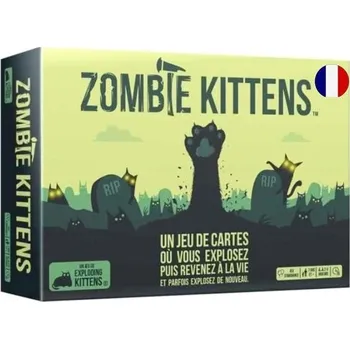 Dětské zboží Asmodee Exploding Kittens: Zombie Kittens, desková hra, věk 7 a více, pro 2 až 5 hráčů, 15 minut -