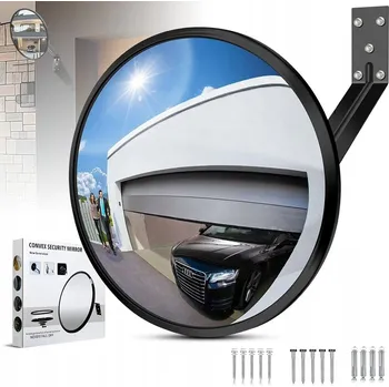 Zrcadlo ZRCADLO KONVEXNÍ SILNIČNÍ SKLADOVÉ SFÉRICKÉ NEROZBITNÉ 30 CM