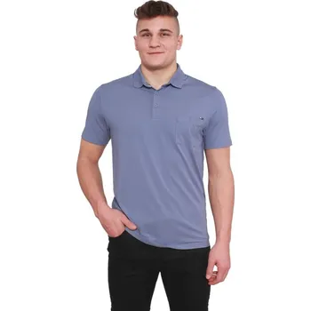 Pánská košile Polokošile krátký rukáv DEDOL denim XXL