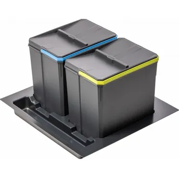 AxiSpace třídící tác do šířky zásuvky 600 mm, půdorys 2X15L