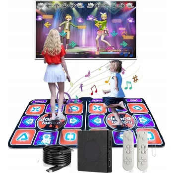 Obraz Mata Taneczna s 27 úrovněmi LED osvětlení, protiskluzovým povrchem a Bluetooth