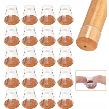 Podložka pod nábytek Silikonové návleky na nohy 20 ks 2.3 cm x 2.45 cm