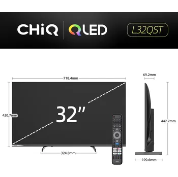 Televizor Televize CHiQ L32QST Google TV QLED HDR10 Dolby Audio