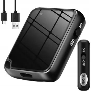 Diktafon MINI ŠPIONÁŽNÍ DIKTAFON S REDUKCÍ ŠUMU, MP3 PŘEHRÁVAČ 16 GB + SLUCHÁTKA