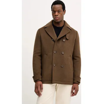 Dámský kabát Kabát s příměsí vlny Guess M5BL2J.W2242 hnědá 89X, vel. XL