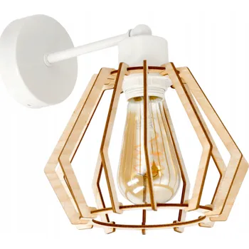 BERGE LED nástěnné svítidlo 1xE27 WOOD BRILLIANT PB0003/K007