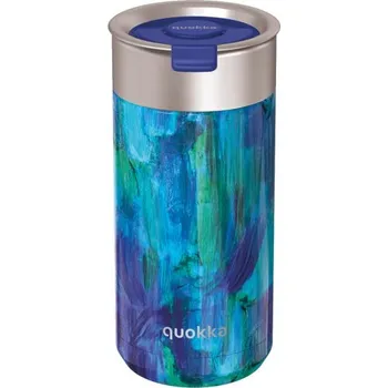 Termohrnek Quokka Boost, Nerezový termohrnek se sítkem Blue Paint, 400ml, 40066