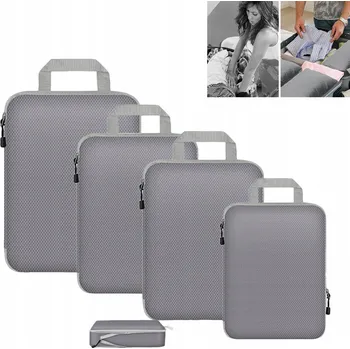 Kompresní cestovní organizéry do kufru - sada cestovních tašek