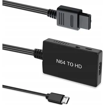 Bezpečnostní kamera Konvertor N64 Nintendo 64 na HDMI Adaptér Převodník Kabel NGC Gamecube
