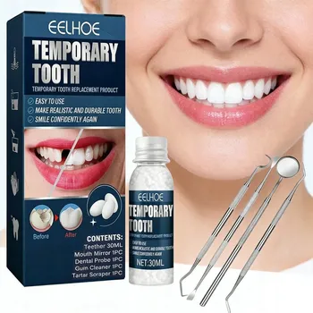 Sada na opravu falešných zubů, UMĚLÉ ZUBY, IMPLANTÁTY s NÁŘADÍM