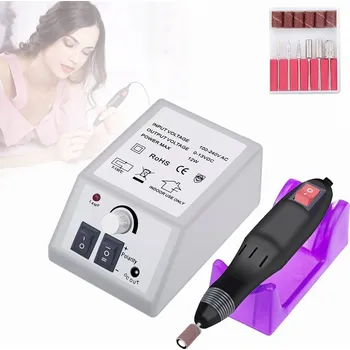 BRUSKA NA NEHTY HYBRIDNÍ MANIKÚRA PEDIKÚRA + SADA FRÉZ