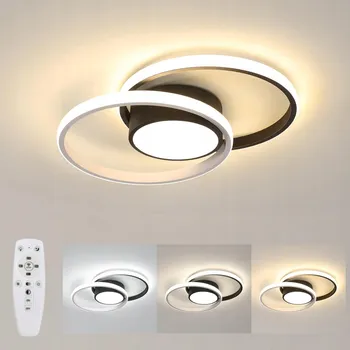 LED osvětlení LED Panel kulatý Comely 40 x 6 cm bílý, černý