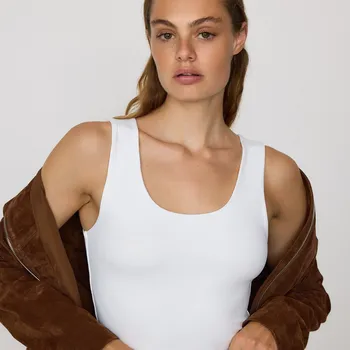 Dámské tričko Reserved - Hladký top - bílá - 5011B-00X - 5011B-00X-S-5