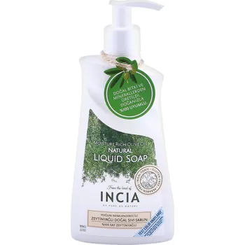 Mýdlo Přírodní tekuté mýdlo s olivovým olejem 250ml Incia