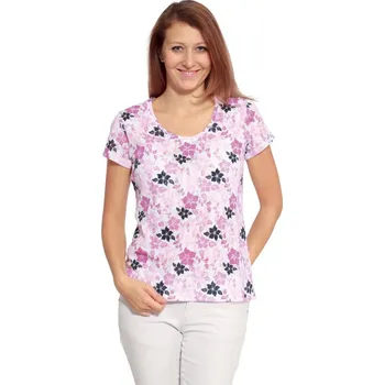 Pánské tričko Tričko krátký rukáv BIOLA fialová M