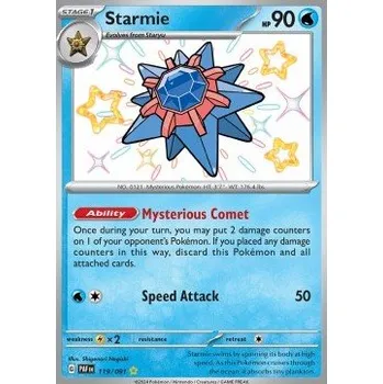 Karetní hra Pokémon PAF 119/091 Starmie - Paldean Fates