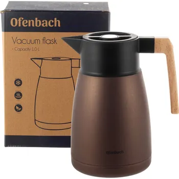 Termoska Termoska na nápoje Ofenbach 1 l hnědá