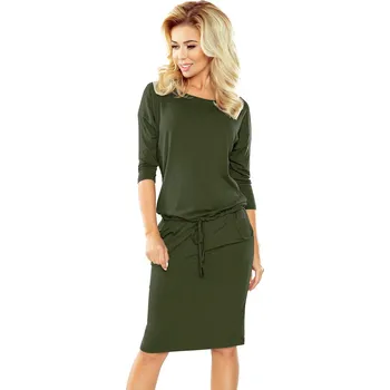 Dámské šaty TopMode Přiléhavé jednobarevné šaty 690087