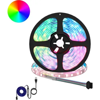 LED páska vidaXL LED pás 24 pcs Černá a průhledná 250 x 0,8 x 0,3 cm Měď a plast