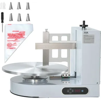 Vevor Stroj na natírání krému na dorty 4"–16", 25–320RPM, otočný stolek
