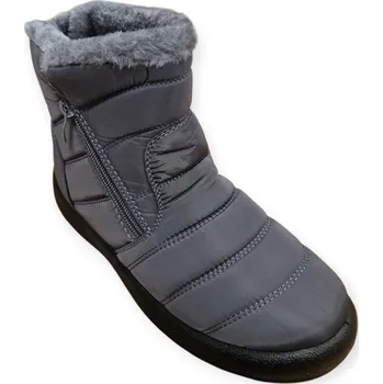 Dámské kozačky Dámské textilní kozačky Peon WO/33302-6 šedé Velikost: 41