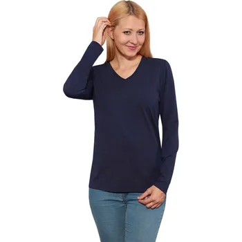 Pánské tričko Tričko dlouhý rukáv DAHONA tm.modrá XXXL