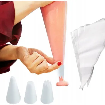 CUKRÁŘSKÝ SÁČEK NA ZDOBENÍ DORTŮ + SET CUKRÁŘSKÝCH ŠPIČEK 12 KUSŮ