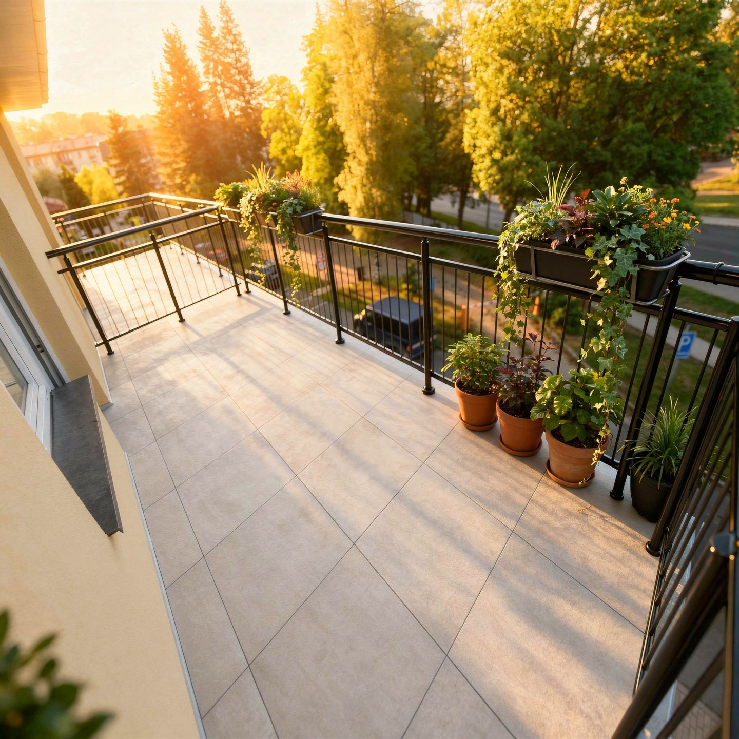 HK Zábradlí rovné A1HRC-2 1000x1000 C