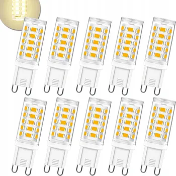 Žárovka 10x LED žárovka KAPSLOVÁ MINI G9 5W = 40W 2700-3200K teplá bílá SMD 220-240V