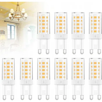 Žárovka LED žárovka patice G9 5W = 40W 799LM 3200K Neutrální bílá Trubičková 10 Ks