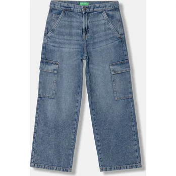 Dětské rifle United Colors of Benetton 4KEHCF04V.G.seasonal modrá 55X, vel. 120