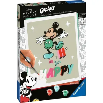 omalovánky CreArt Disney: Mickey Mouse: H is for HAPPY