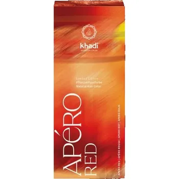 Vlasová kosmetika Khadi rostlinná barva na vlasy APÉRO RED - APÉRO ČERVENÁ 100 g