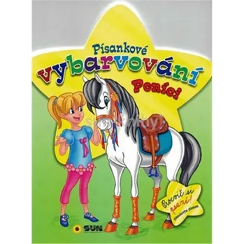 Pohádka Písankové vybarvování - Poníci - zelené