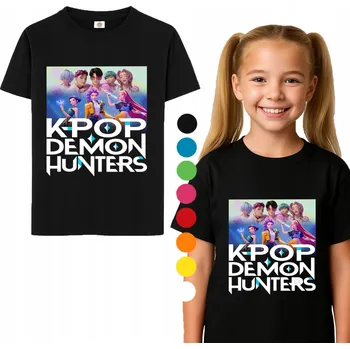 Chlapecké tričko Dětské tričko HUNTRIX KPOP DEMON HUNTERS a SAJA BOYS T-Shirt XL 164cm