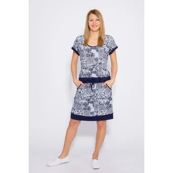 Dámské šaty Šaty HOPSINKA tm.modrá M