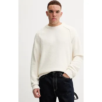 Pánský svetr Svetr HUGO San Christopher 50547007 béžová 01X, vel. L