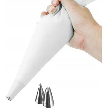 CUKRÁŘSKÝ SÁČEK SILIKONOVÝ SADA S TYLKAMI NA ZDOBENÍ DORTŮ A KOLÁČŮ 3 KS