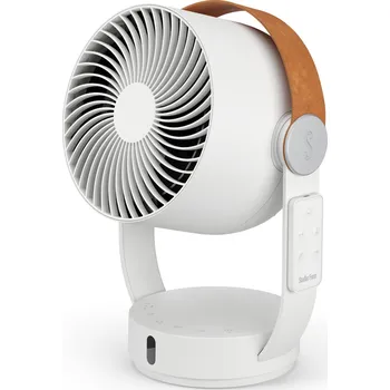 Vzduchotechnika Přenosný stolní ventilátor Stadler Form Leo 18W Oscilace Dálkové ovládání Bílý