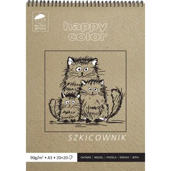 Mladý umělec Spirálový skicák A3