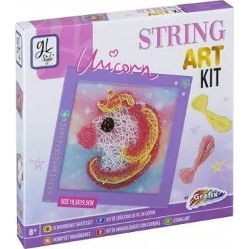 Desková hra Grafix Obrázek z provázků - mix motivů plameňák, jednorožec